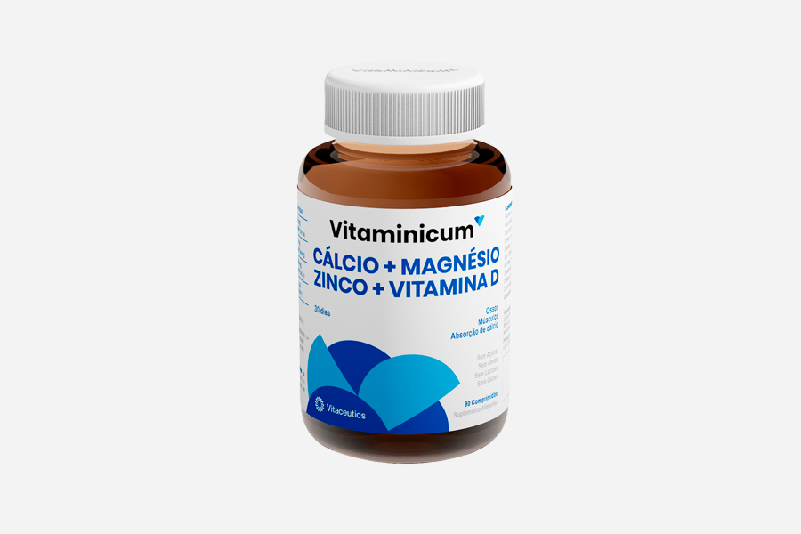 VITAMINICUM CALCIO + MAGNESIO + ZINCO + VIT. D 500mg | 90 comprimidos
