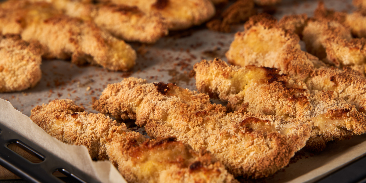 CROQUETES DE FRANGO NO FORNO