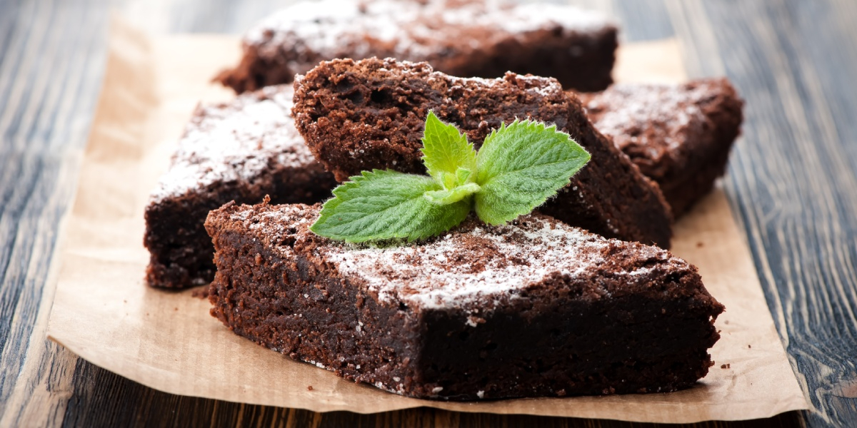 Brownies de cacau e café