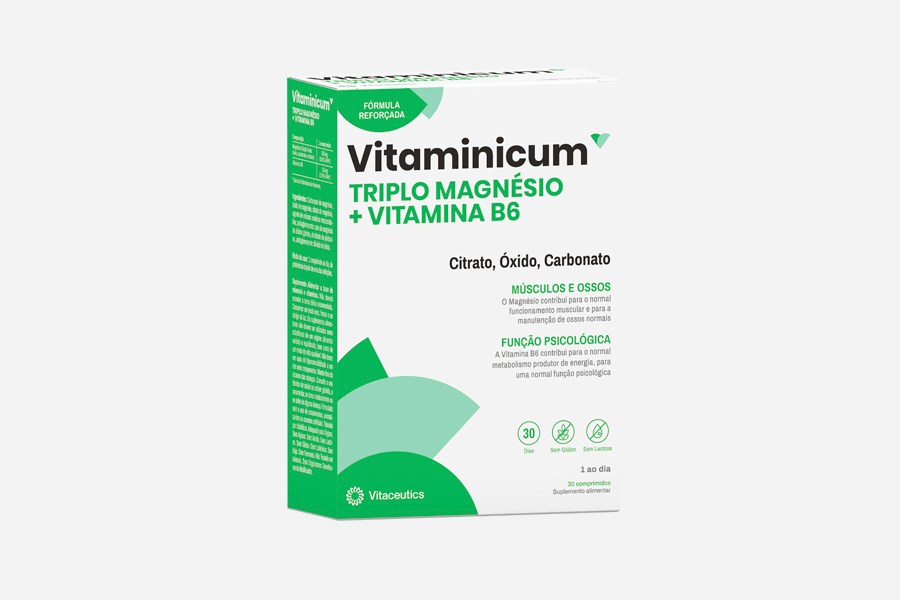 VITAMINICUM TRIPLO MAGNESIO + VIT B6 | 30 comprimidos