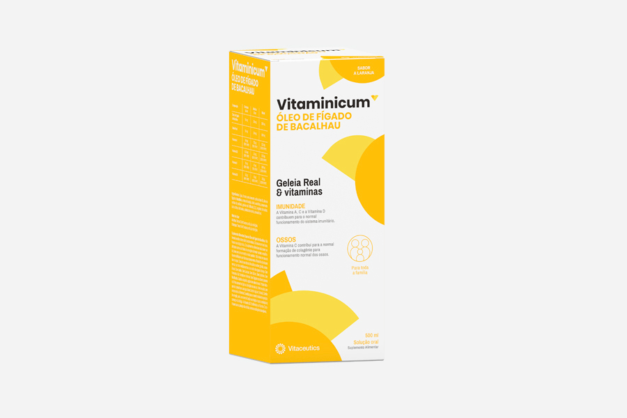 VITAMINICUM OLEO DE FIGADO DE BACALHAU | 500ml solucao oral