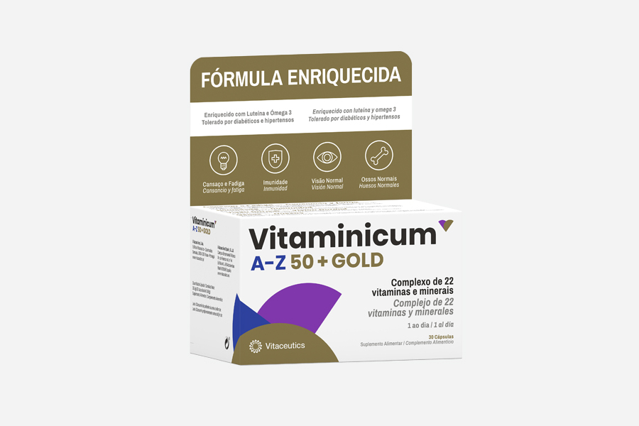 VITAMINICUM A-Z 50+ GOLD | 30 capsulas