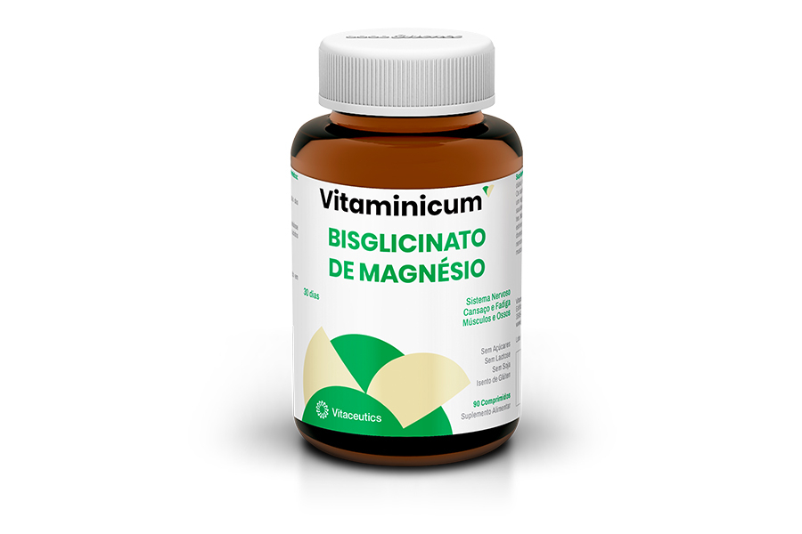 VITAMINICUM BISGLICINATO DE MAGNÉSIO | 90 comprimidos