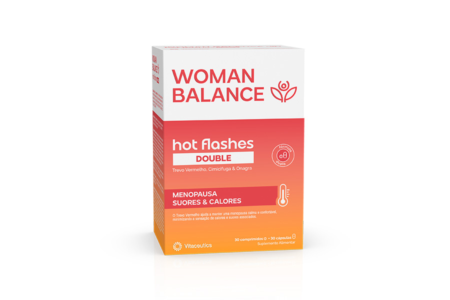 WOMAN BALANCE HOT FLASHES DOUBLE | 30 comprimidos + 30 cápsulas
