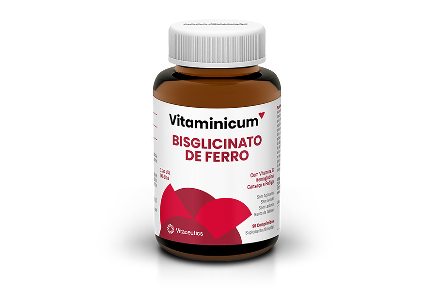 VITAMINICUM BISGLICINATO DE FERRO | 90 comprimidos