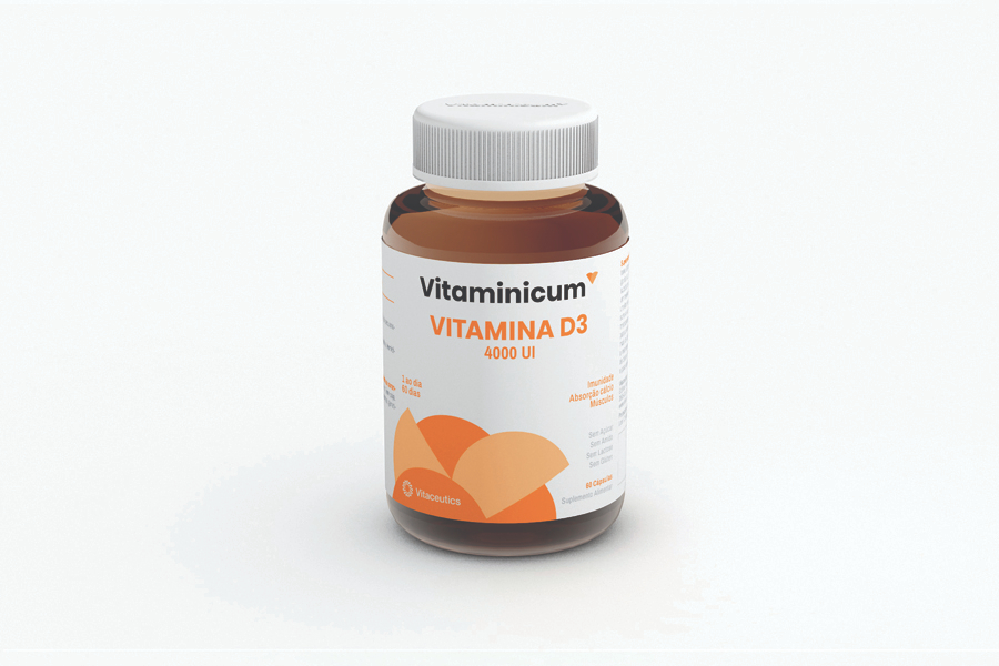 VITAMINICUM VITAMINA D3 4000 UI | 60 capsulas