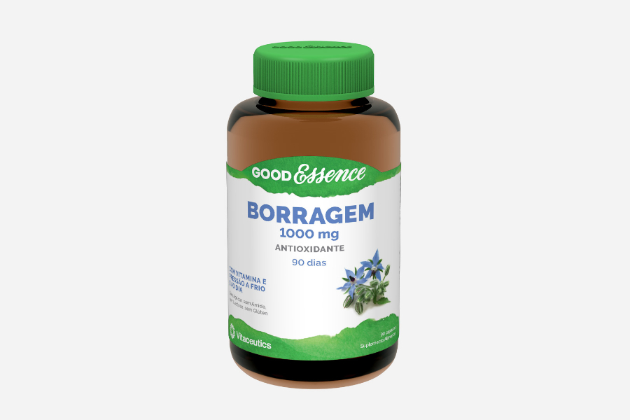 Good Essence Borragem 1000 mg | 90 capsulas