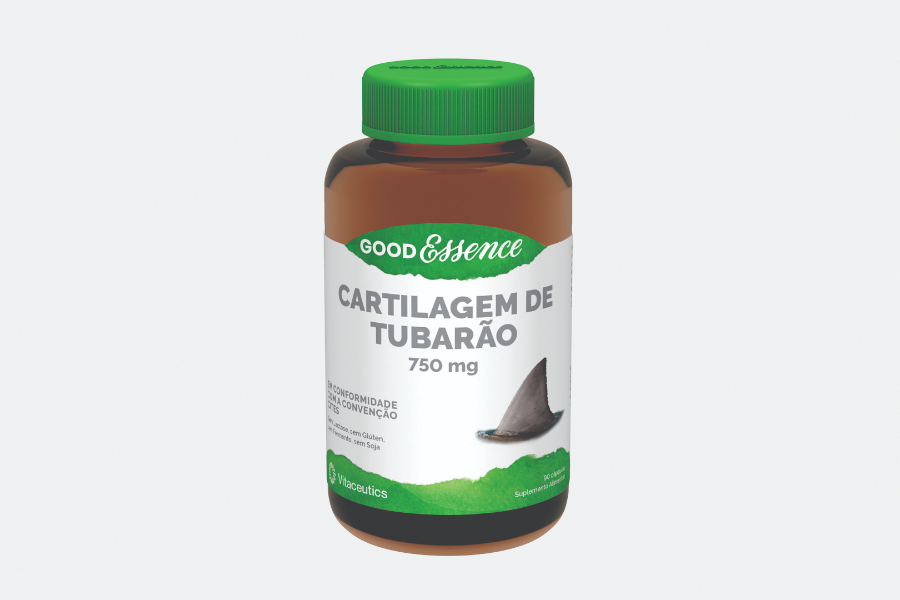 Good Essence Cartilagem de Tubarão 750 mg | 90 capsulas