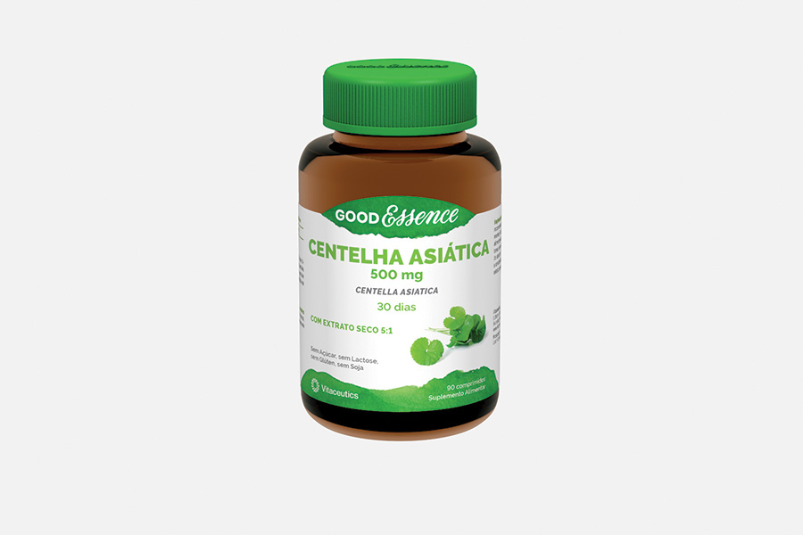 Good Essence Centelha Asiatica 500 mg | 90 comprimidos