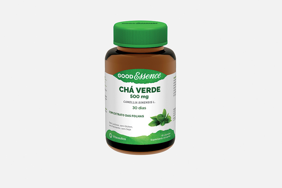 Good Essence Cha Verde 500 mg | 45 capsulas