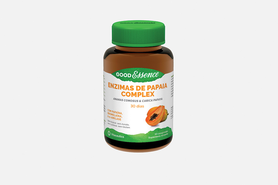 Good Essence Enzimas de Papaia Complex | 90 comprimidos