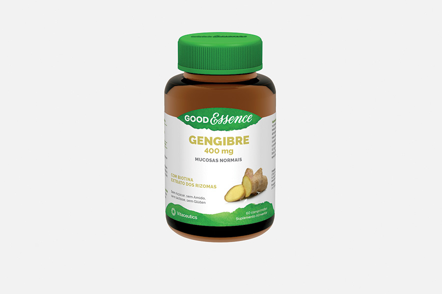 Good Essence Gengibre 400 mg | 60 comprimidos
